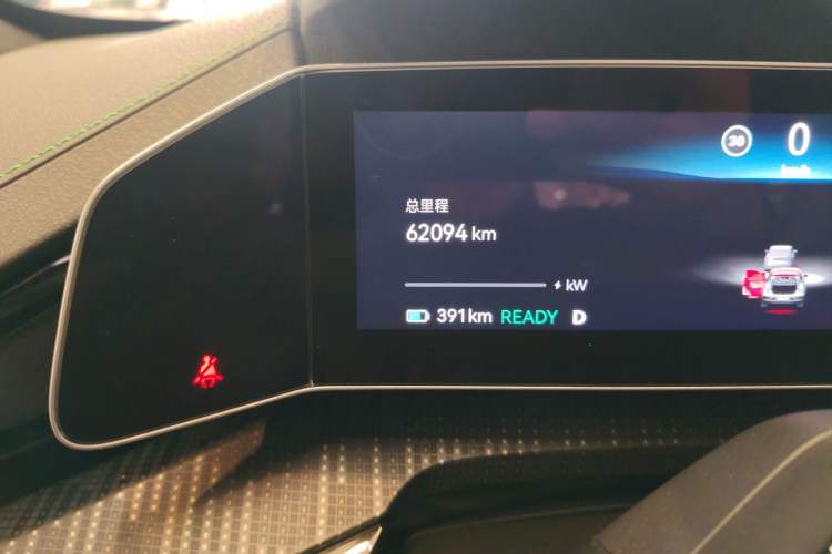 Used Zeekr 001 2023 WE Edition 100 kWh Odometer Close Up