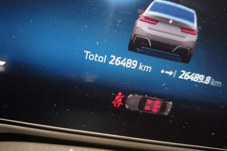 Used BMW i3 2025 eDrive 35 L Odometer Close Up