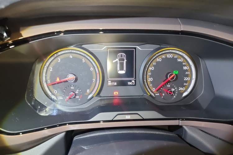 Used Volkswagen Tharu 2020 280TSI Two-Wheel Drive Luxury Plus Version China VI Standard Instrument Cluster