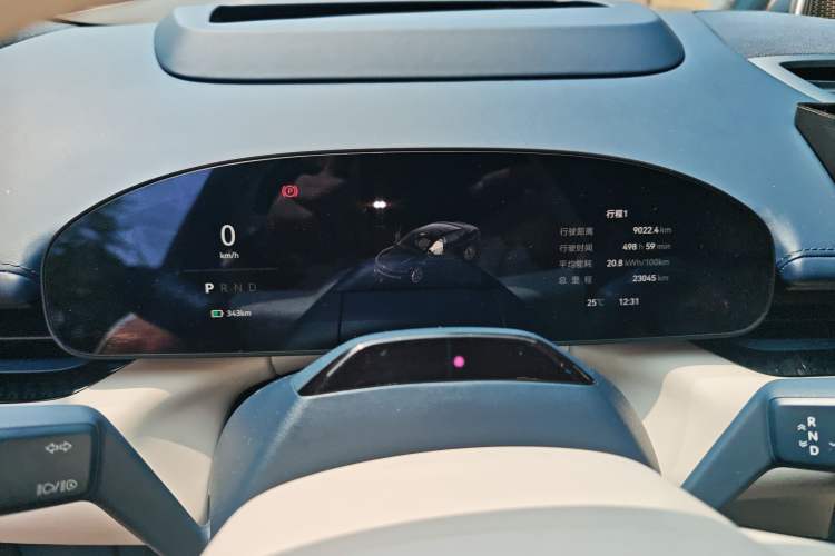 Used Zeekr 007 2024 Four-Wheel Drive Intelligent Driving Version 100 kWh Instrument Cluster