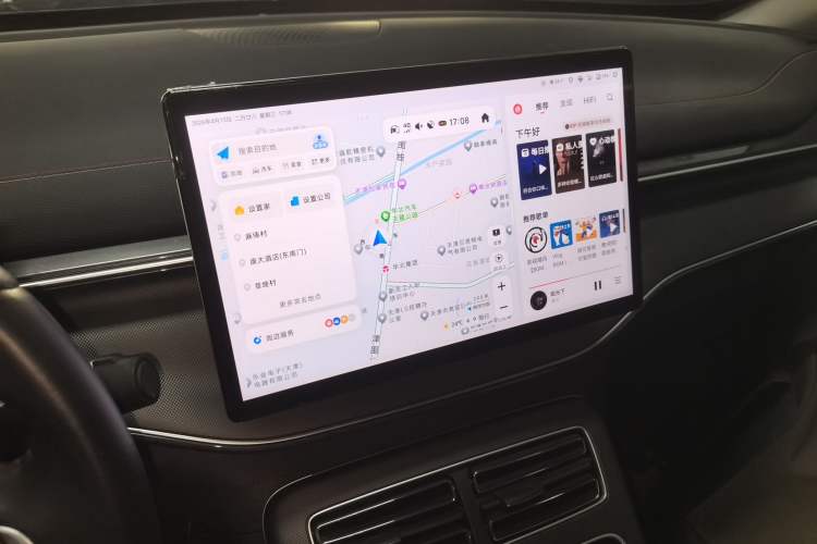 Used BYD Destroyer 05 2023 Champion Edition DM-i 55KM Luxury Model Audio And AC Panel