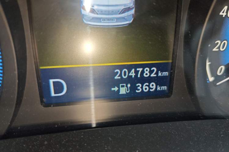 Used Venucia D60EV 2020 Standard Range T3 Odometer Close Up