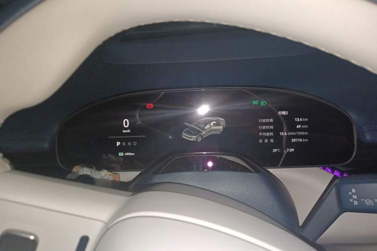 Used Zeekr 007 2024 Rear-Drive Intelligent Driving Version 75 kWh Instrument Cluster