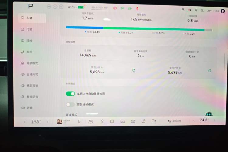 Used XPeng MONA M03 2024 620 with Ultra-Long Range Instrument Cluster