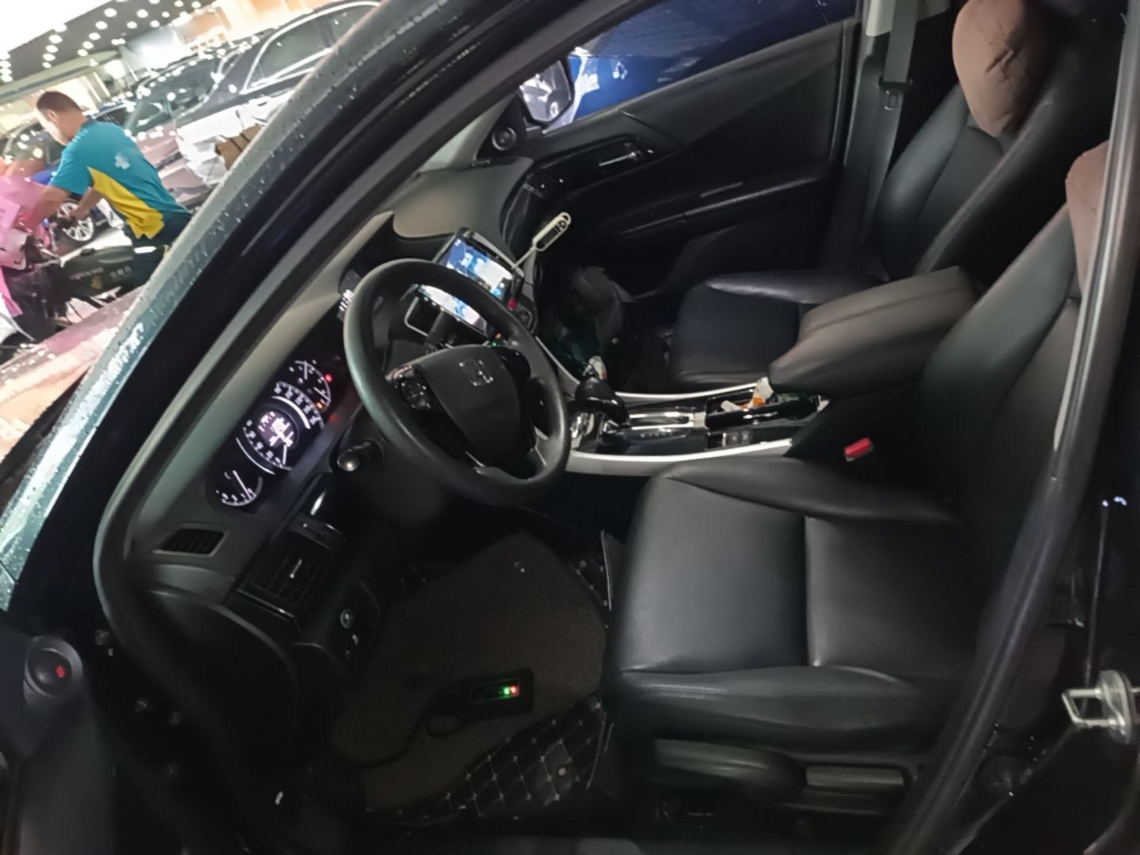 A primeira fila do carro