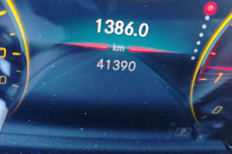 Used Mercedes-Benz GLA 2020 GLA 200 Odometer Close Up