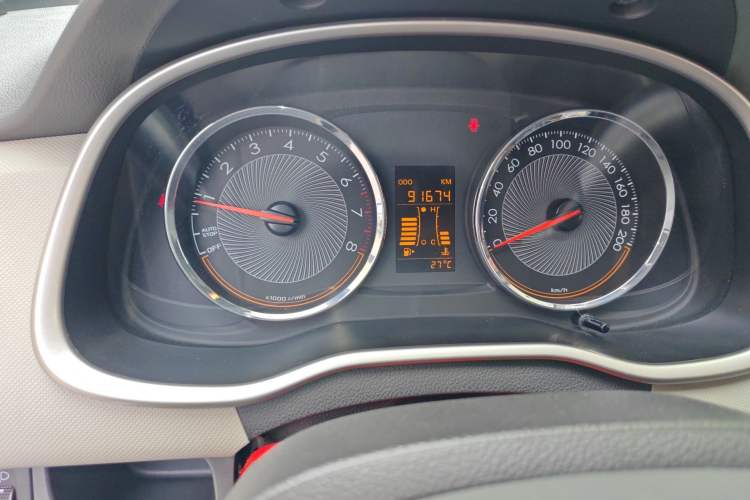 Used Chevrolet Sail 2015 Sail 3 1.3L Manual Ideal Edition Odometer Close Up