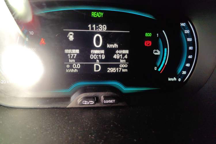 Used Chery QQ Little Ant 2021 150 000 Yuan Ant Fan Edition New Ant Xuan Version Lithium Iron Phosphate Odometer Close Up