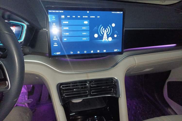 Used BYD Song PLUS New Energy 2021 DM-i 110KM Flagship PLUS Audio And AC Panel