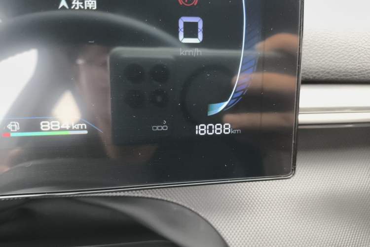 Used BYD Destroyer 05 2024 HONOR Edition DM-i 55KM Luxury Model Odometer Close Up