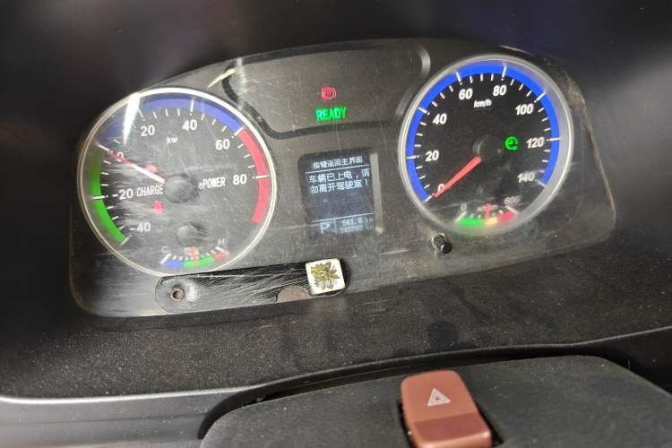 Used Skywell D07 Entrepreneur 2018 Entrepreneur Standard Edition Odometer Close Up