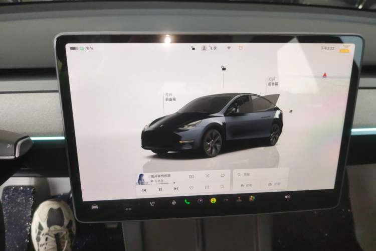 Used Tesla Model Y 2024 Rear-Wheel-Drive Version Audio And AC Panel