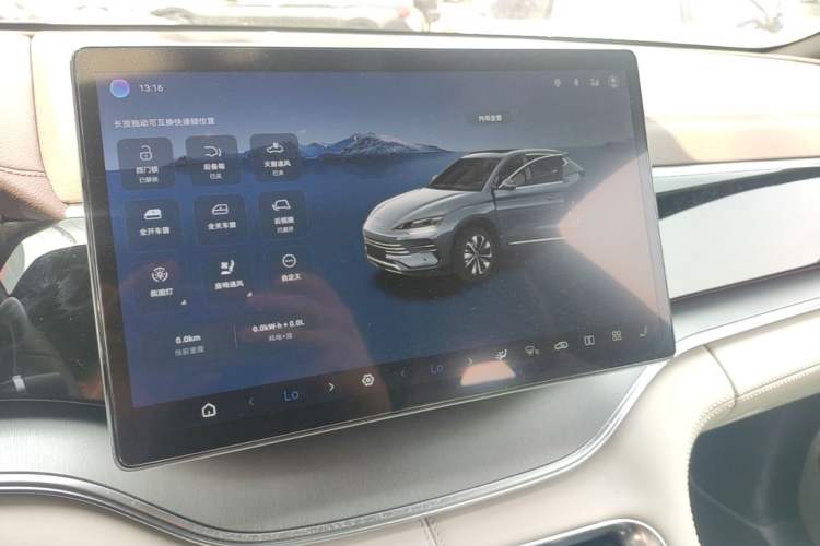 Used BYD Song PLUS New Energy 2025 DM-i 112KM Prestige Model Audio And AC Panel