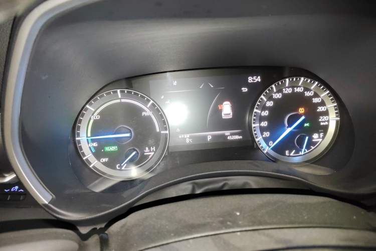 Used Toyota Highlander 2022 Dual-Engine 2.5L Four-Wheel Drive Prestige Version 7 Seats Instrument Cluster