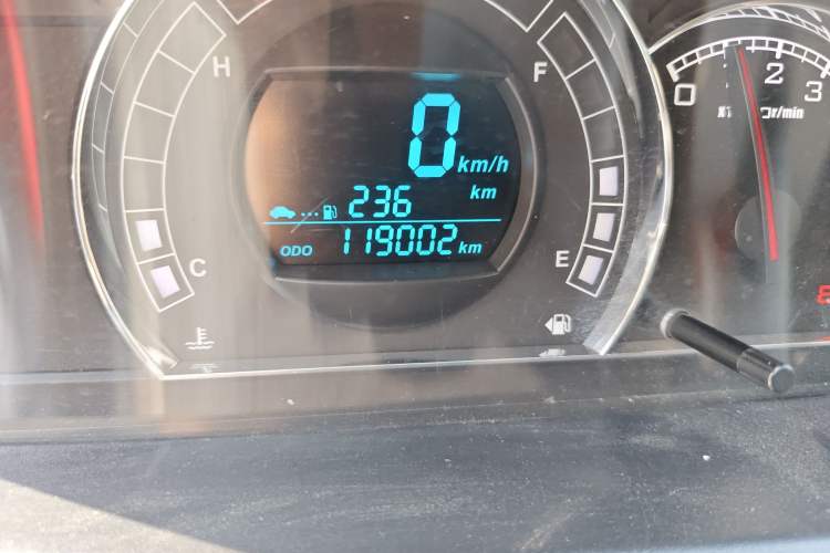 Used Great Wall M4 2014 1.5L Manual Comfort Model Odometer Close Up