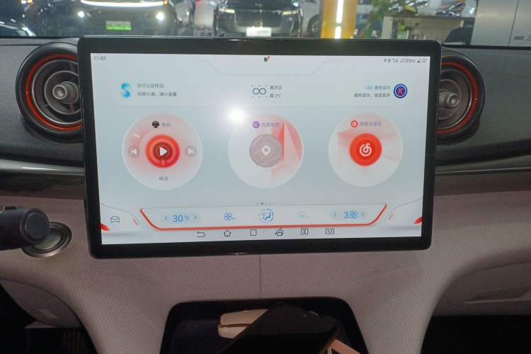 Used BYD Dolphin 2021 405 km Fashion Edition Audio And AC Panel