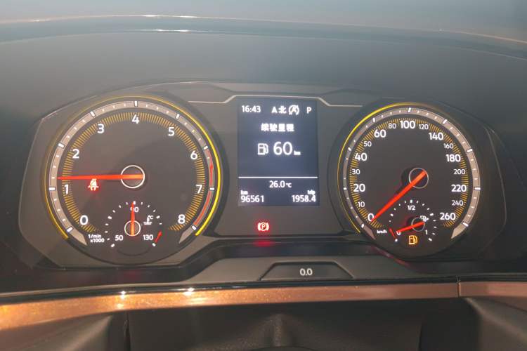 Used Volkswagen Tharu 2020 280TSI Two-Wheel Drive Luxury Plus Version China VI Standard Instrument Cluster