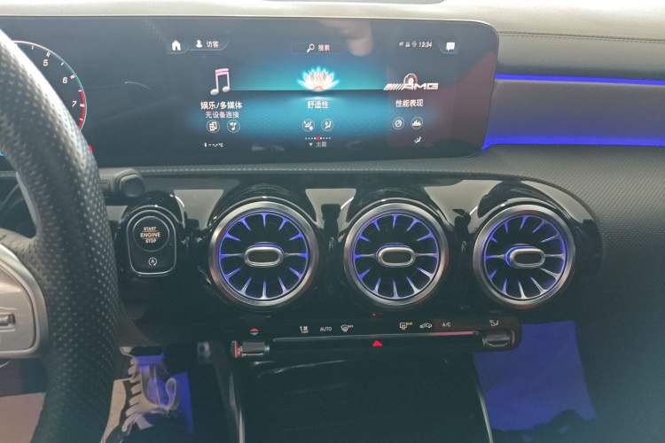 Used Mercedes-Benz CLA AMG 2020 AMG CLA 35 4MATIC Audio And AC Panel