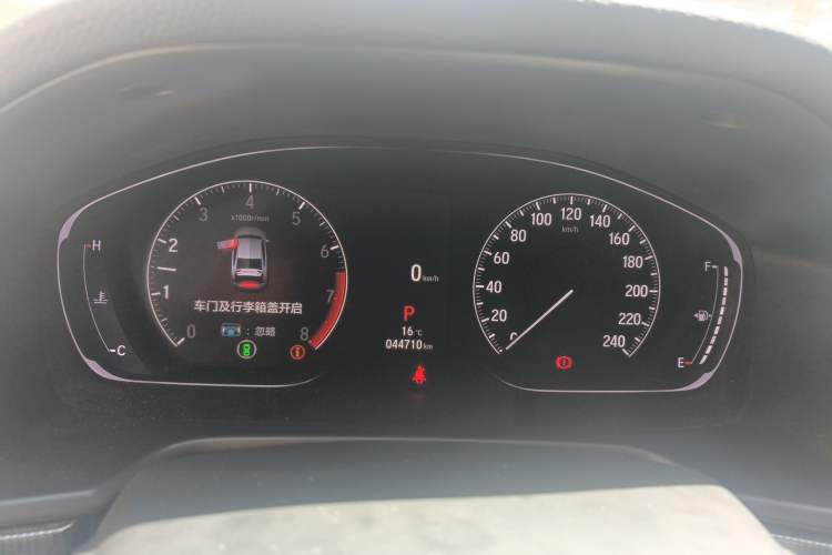 Used Honda Accord 2022 260TURBO Phantom Night · Prestige Edition Instrument Cluster