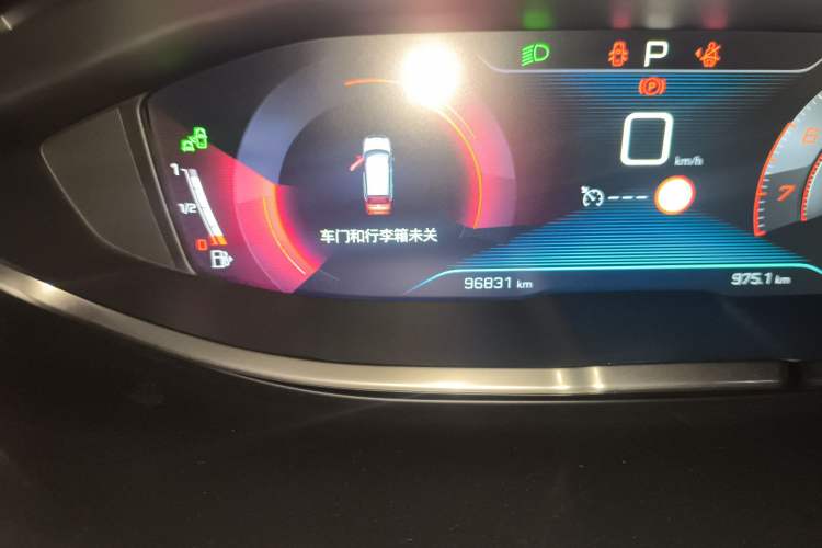 Used Peugeot 4008 2017 380THP Luxury Edition Odometer Close Up