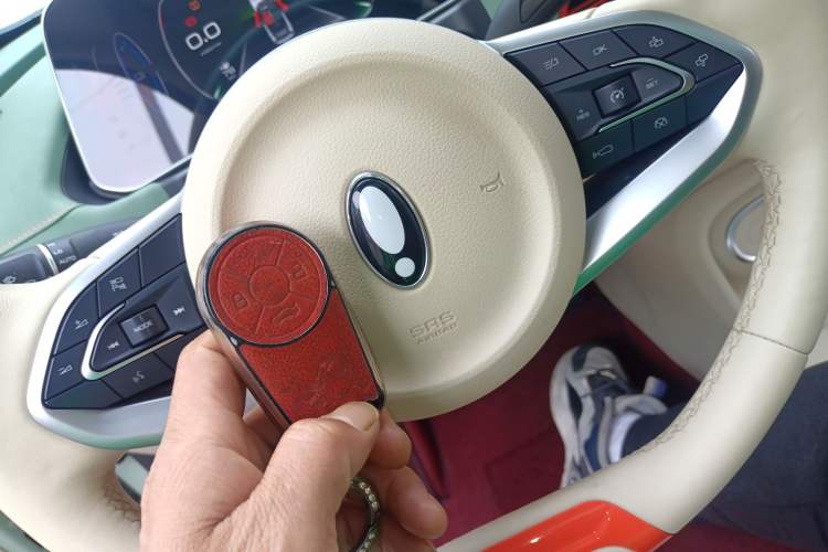 Used ORA Good Cat 2023 401 km Standard Range Premium Version Lithium Iron Phosphate Vehicle Key