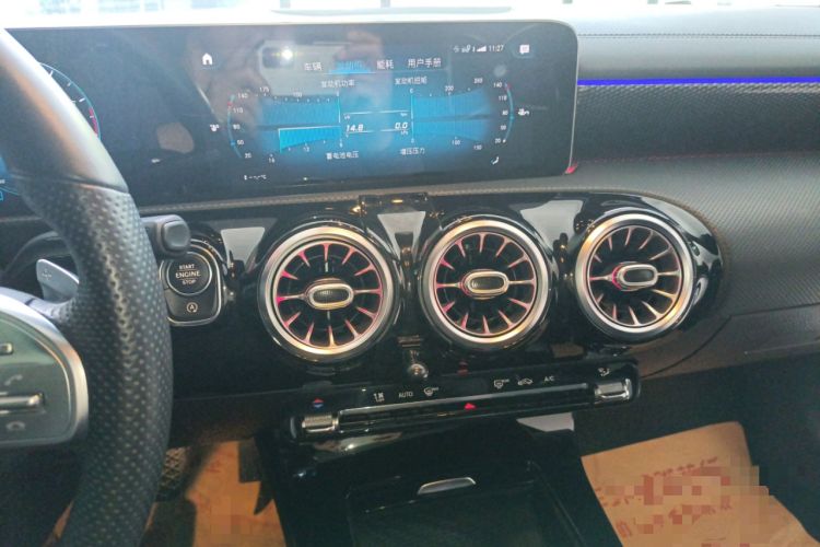 Used Mercedes-Benz A-Class 2019 Restyled A 200 L Sport Sedan Audio And AC Panel