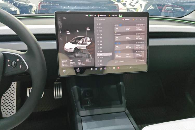 Used Tesla Model 3 2025 Long-Range All-Wheel-Drive Version Audio And AC Panel