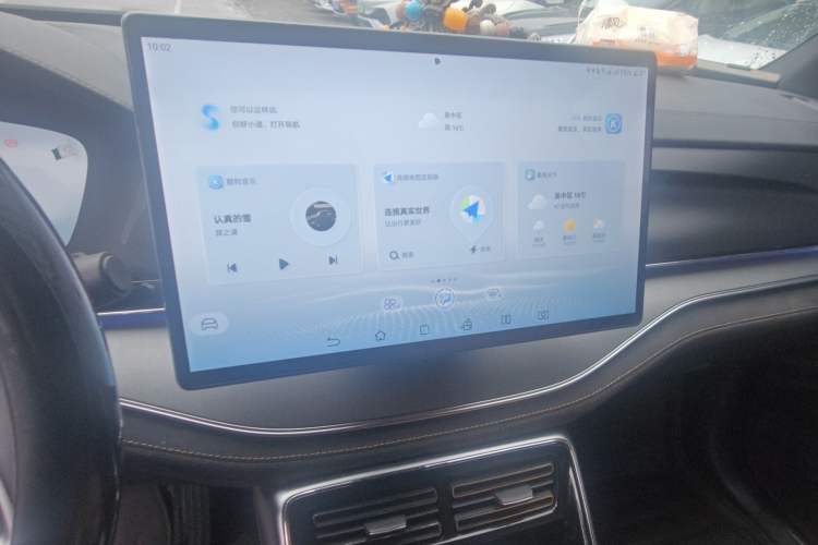 Used BYD Tang New Energy 2023 DM-i Champion Edition 112KM Prestige Model Audio And AC Panel