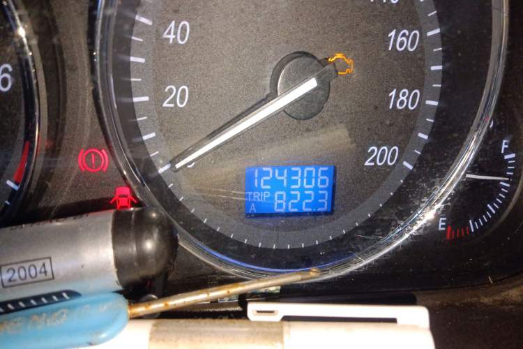 Used BAIC Weiwang M30 2015 1.5L Basic Version DAM15 Odometer Close Up