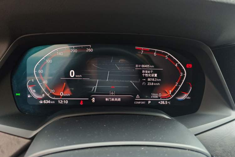 Used BMW X5 2021 Restyled xDrive30i M Sport Package Odometer Close Up