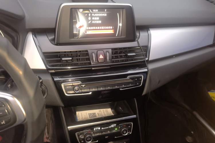 Used BMW 2 Series Gran Tourer 2015 218i Leading Model Audio And AC Panel