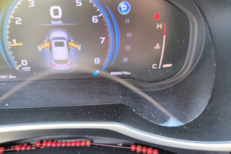 Used Geely Auto Emgrand X7 Sport 2021 Million Edition 1.8TD DCT Two-Wheel Drive Luxury Model Odometer Close Up