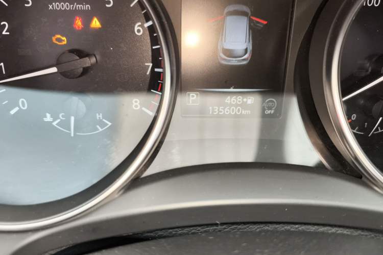 Used Nissan Qashqai 2021 2.0L CVT Smart Enjoyment Version Odometer Close Up