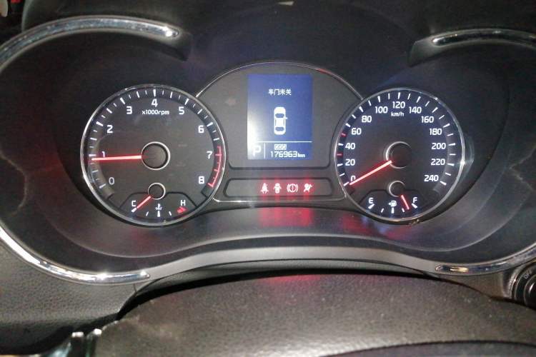 Used Kia K3 2013 1.6L Automatic GLS Odometer Close Up