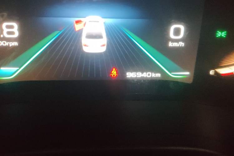 Used Geely Auto Emgrand 2019 Leading Edition 1.5L Manual Upgraded Connectivity Model China V Standard Odometer Close Up