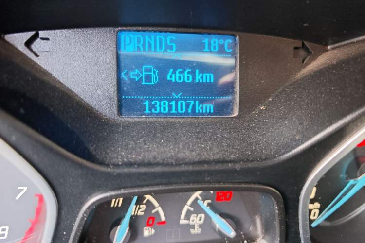 Used Ford Focus 2012 Sedan 1.6L Automatic Fashion Edition Odometer Close Up