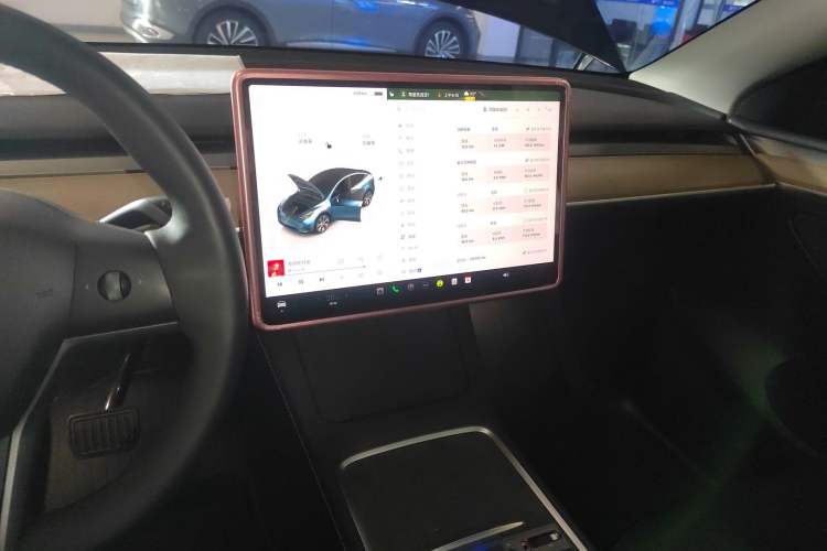 Used Tesla Model Y 2023 Long-Range All-Wheel-Drive Version Audio And AC Panel