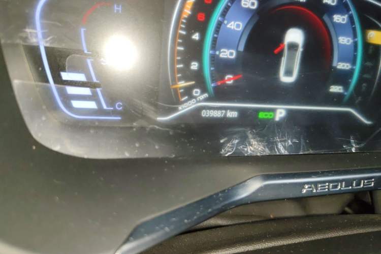 Used Dongfeng Aeolus Yixuan 2020 230T Automatic Cool Edition Odometer Close Up