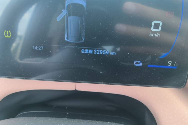 Used BYD Seagull 2024 Honor Edition 305km Freedom Version Odometer Close Up