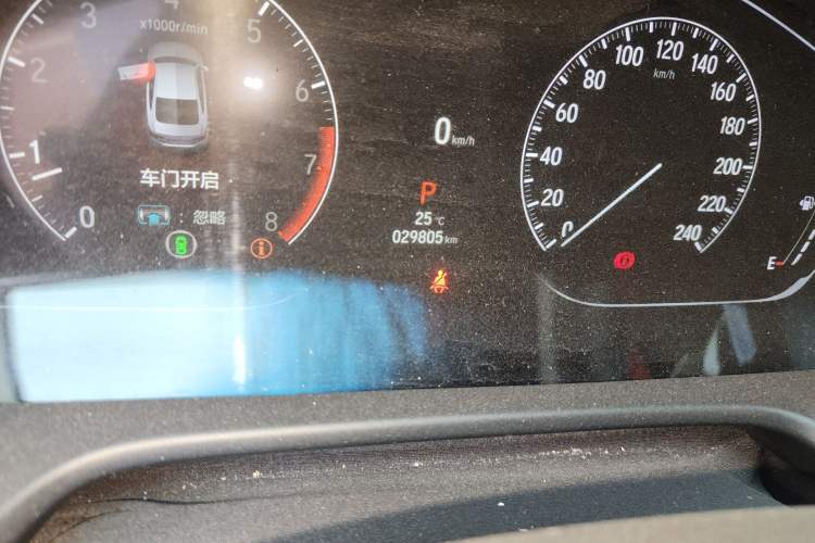 Used Honda Accord 2022 260TURBO Phantom Night · Prestige Edition Odometer Close Up