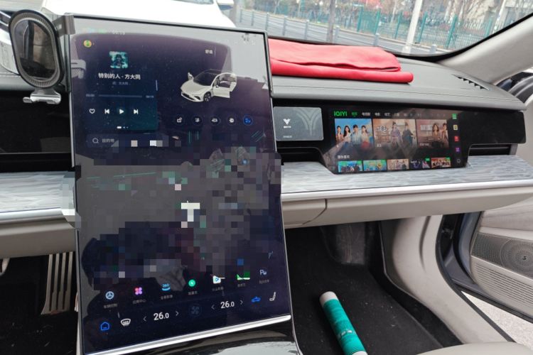 Used NETA S 2022 Extended-Range Version 1160 km Rear-Drive Big Edition Audio And AC Panel