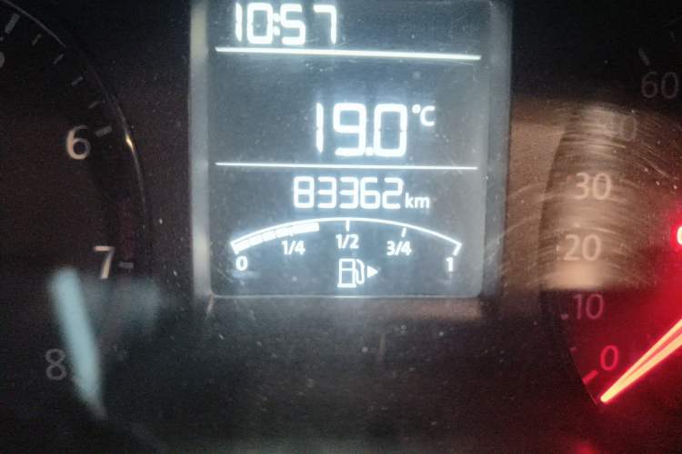 Used Volkswagen Polo 2014 1.4L Manual Fashion Edition Odometer Close Up