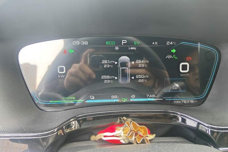 Used BYD Tang New Energy 2021 DM-i 112KM Prestige Model Instrument Cluster