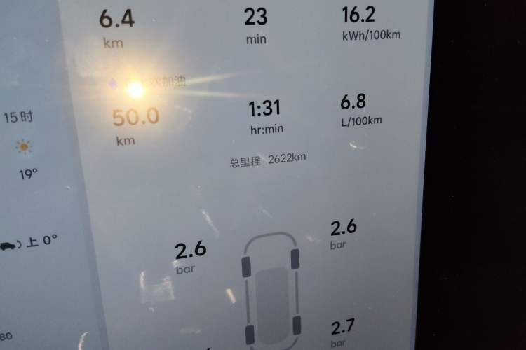 Used Li Auto L6 2025 Max Smart Refresh Edition Odometer Close Up