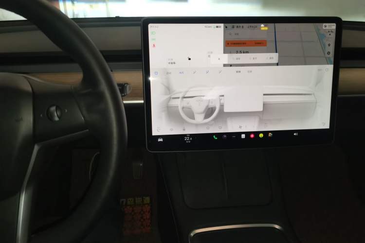 Used Tesla Model 3 2022 Rear-Wheel-Drive Version Audio And AC Panel