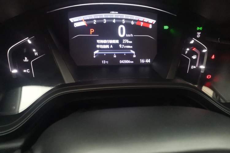 Used Honda CR-V 2021 240TURBO CVT 2WD Black Jazz Edition Odometer Close Up