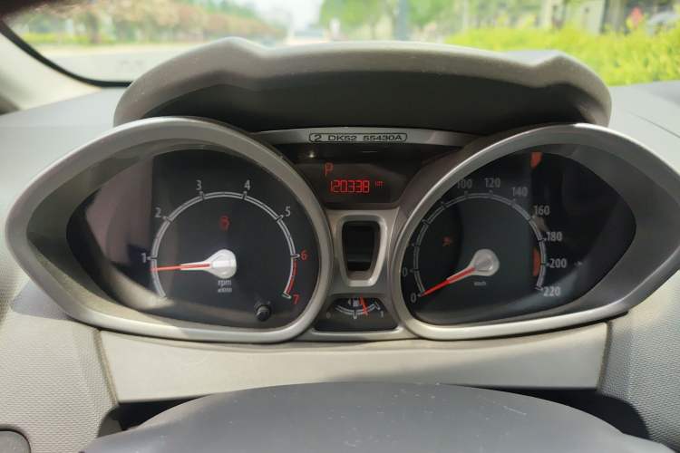 Used Ford Fiesta 2011 Hatchback 1.5L Automatic Fashion Edition Odometer Close Up