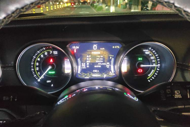 Used Jeep Wrangler New Energy 2021 Four-Door 2.0T 4xe Sahara Instrument Cluster