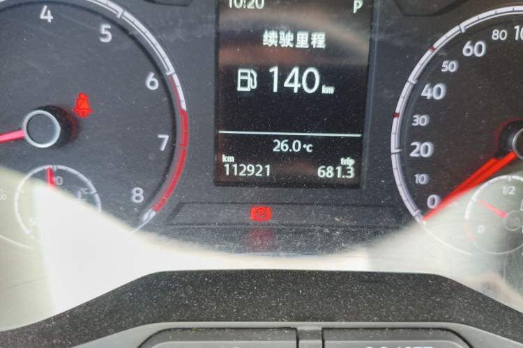 Used Volkswagen T-Cross 2019 280TSI DSG Comfort Edition Odometer Close Up