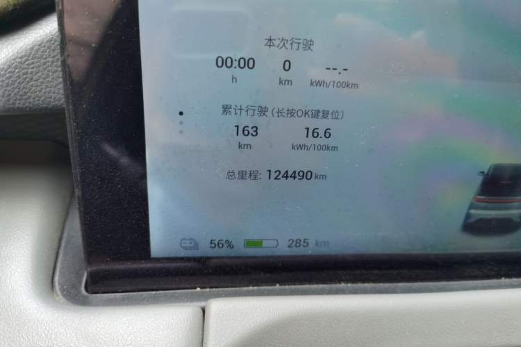 Used Hycan Z03 2021 Trendy Play Edition Odometer Close Up